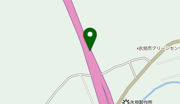 能越自動車道 氷見南IC 上り 出口の地図画像