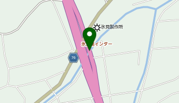 能越自動車道 氷見南IC 上り 入口の地図画像