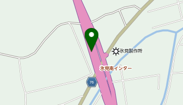 能越自動車道 氷見南IC 下り 入口の地図画像