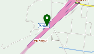 能越自動車道 氷見北IC 下り 出口の地図画像