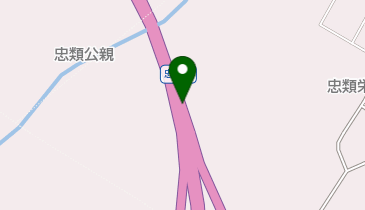 帯広広尾自動車道 忠類IC 下り 出口の地図画像