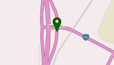 帯広広尾自動車道 忠類IC 下り 入口の地図画像