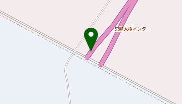 帯広広尾自動車道 忠類大樹IC 上り 入口の地図画像