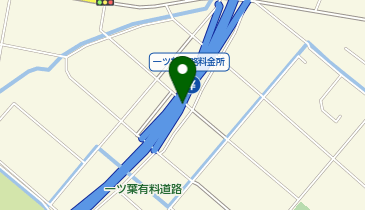 一ツ葉有料道路 赤江IC 上り 出口の地図画像