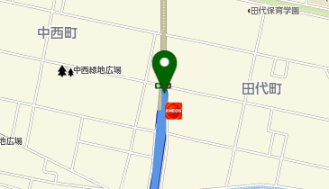 一ツ葉有料道路 田代町交差点出入口 上り 入口の地図画像