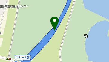 一ツ葉有料道路 マリーナ前IC 上り 出口の地図画像