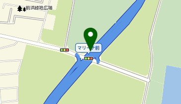 一ツ葉有料道路 マリーナ前IC 下り 入口の地図画像