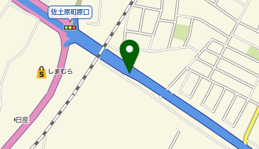一ツ葉有料道路 原口IC 下り 出口の地図画像