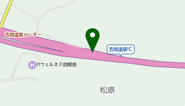 山陰自動車道 吉岡温泉IC 上り 入口の地図画像