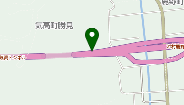 山陰自動車道 浜村鹿野温泉IC 上り 出口の地図画像