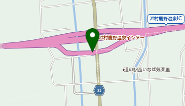 山陰自動車道 浜村鹿野温泉IC 下り 入口の地図画像