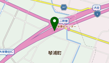 山陰自動車道 大栄東伯IC 下り 入口の地図画像