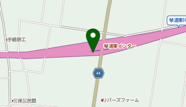 山陰自動車道 琴浦東IC 下り 入口の地図画像
