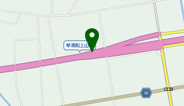 山陰自動車道 琴浦船上山IC 上り 出口の地図画像