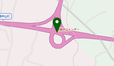 山陰自動車道 赤碕中山IC 下り 入口の地図画像
