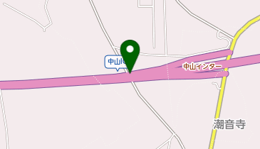 山陰自動車道 中山IC 上り 出口の地図画像