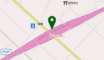 山陰自動車道 大山IC 上り 入口の地図画像