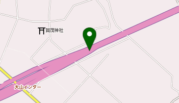 山陰自動車道 大山IC 下り 出口の地図画像