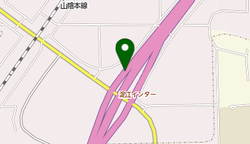 山陰自動車道 淀江IC 上り 入口の地図画像