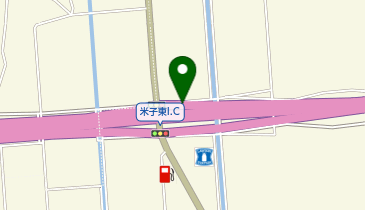 山陰自動車道 米子東IC 下り 出口の地図画像