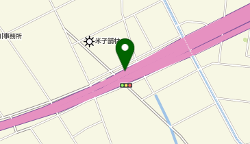 山陰自動車道 日野川東IC 上り 出口の地図画像