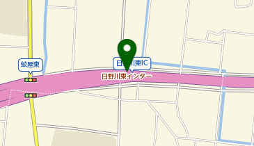 山陰自動車道 日野川東IC 上り 入口の地図画像