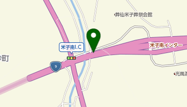 山陰自動車道 米子南IC 上り 出口の地図画像