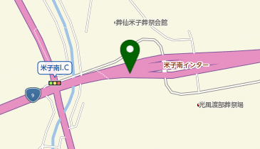 山陰自動車道 米子南IC 下り 入口の地図画像
