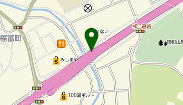 山陰自動車道 松江西IC 上り 入口の地図画像