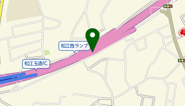 山陰自動車道 松江西IC 下り 入口の地図画像