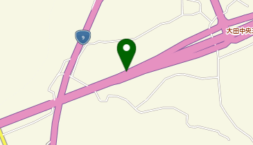 山陰自動車道 大田中央・三瓶山IC 上り 出口の地図画像