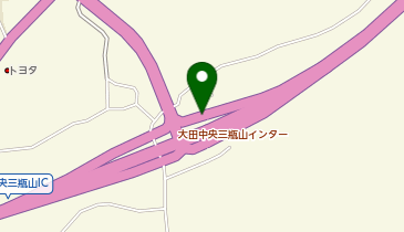 山陰自動車道 大田中央・三瓶山IC 上り 入口の地図画像