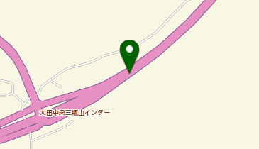 山陰自動車道 大田中央・三瓶山IC 下り 出口の地図画像