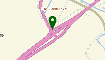 山陰自動車道 仁摩・石見銀山IC 上り 入口の地図画像
