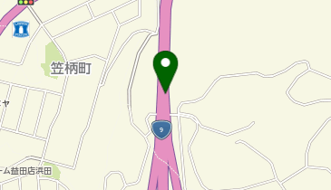 山陰自動車道 浜田港IC 下り 出口の地図画像