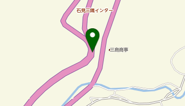 山陰自動車道 石見三隅IC 下り 出口の地図画像