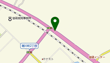 深川留萌自動車道 留萌IC 上り 入口の地図画像