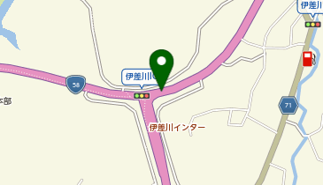 名護東道路 伊差川IC 下り 入口の地図画像