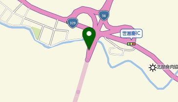 名護東道路 世冨慶IC 下り 出口の地図画像