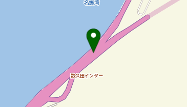 名護東道路 数久田IC 上り 入口の地図画像