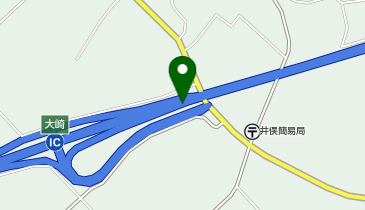 東九州自動車道(無料区間) 大崎IC 下り 出口の地図画像