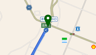 東九州自動車道(無料区間) 志布志IC 下り 入口の地図画像