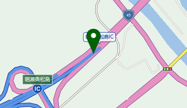 三陸沿岸道路 鳴瀬奥松島IC 上り 出口の地図画像