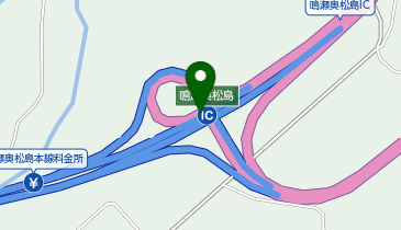 三陸沿岸道路 鳴瀬奥松島IC 下り 入口の地図画像