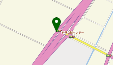 三陸沿岸道路 石巻女川IC 下り 出口の地図画像