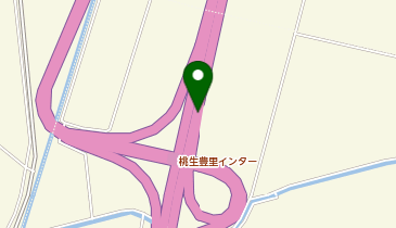 三陸沿岸道路 桃生豊里IC 下り 出口の地図画像