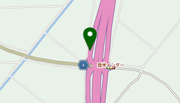 三陸沿岸道路 登米IC 上り 入口の地図画像