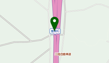 三陸沿岸道路 登米IC 下り 出口の地図画像