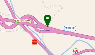 三陸沿岸道路 志津川IC 下り 入口の地図画像