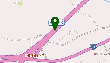 三陸沿岸道路 本吉津谷IC 上り 出口の地図画像